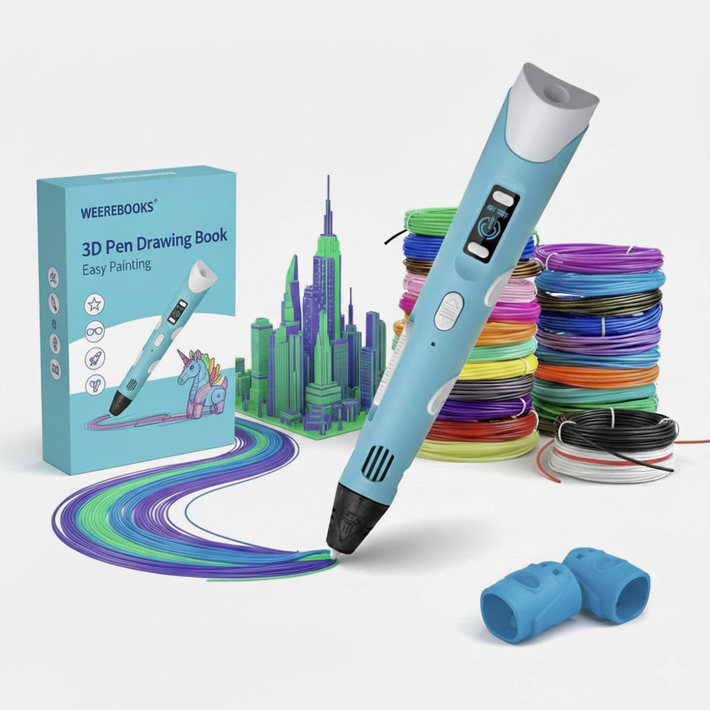 3D Pen Starter Pack - Filamento 12 colori