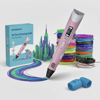 3D Pen Starter Pack - Filamento 12 colori