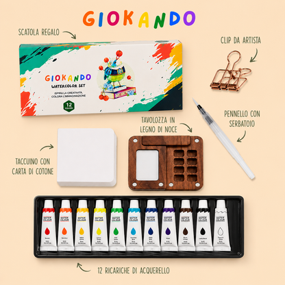 Mini Kit Acquerelli Giokando